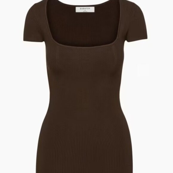 Babaton Emerge Dress in Coffee Bean - Picture 1 of 8